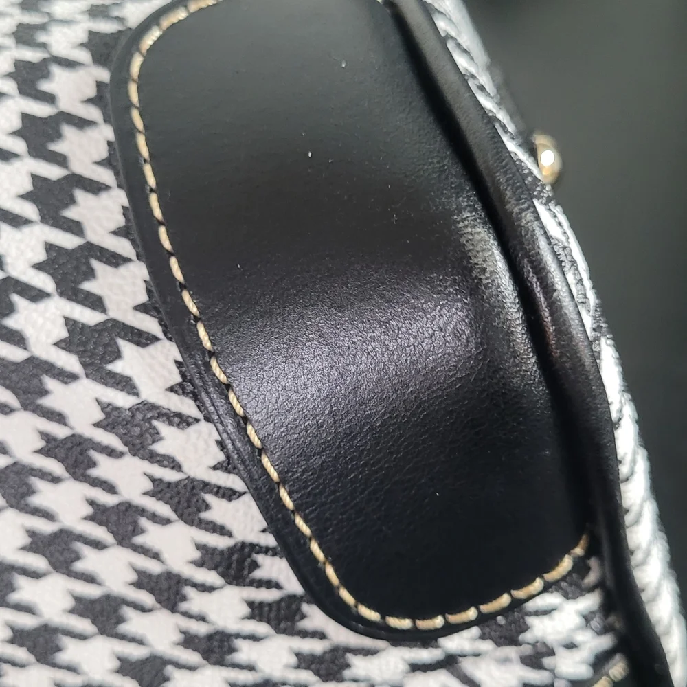 Dooney & Bourke Houndstooth Hobo Shoulder Bag - Picture 8 of 16
